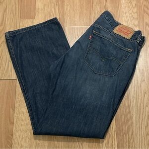 Levi’s 527 Men’s 36x32 (35x31) Bootcut Jeans Dark Blue Denim Western Cowboy